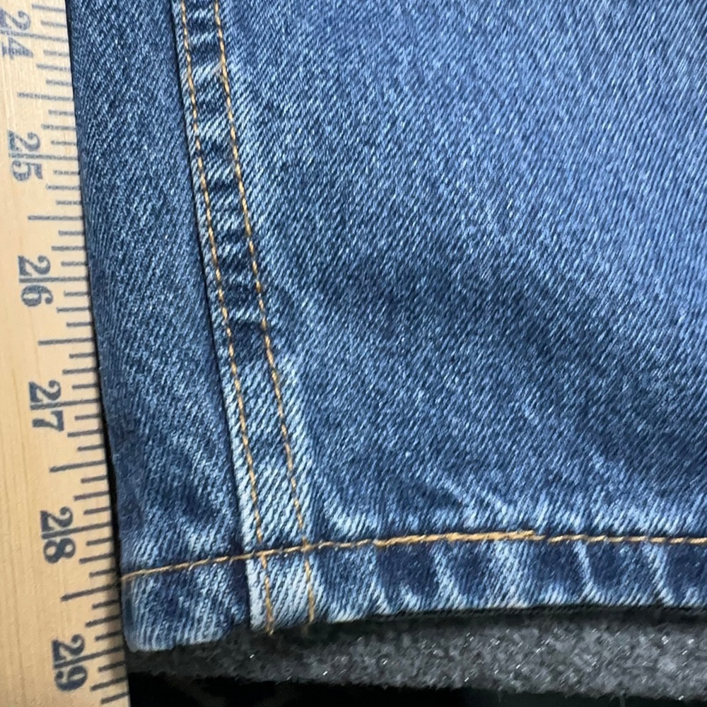 Levis 560 Comfort Fit Jeans Mens 52x30 Blue Denim Loose Tapered Leg 01560-4886 - Picture 4 of 14